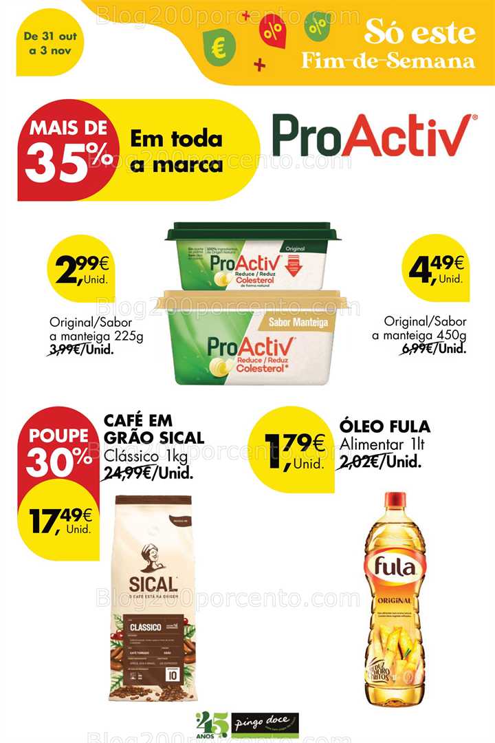 Antevisão Folheto PINGO DOCE Promoções só até 3 novembro