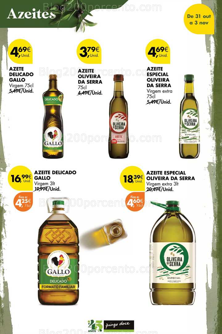 Antevisão Folheto PINGO DOCE Promoções só até 3 novembro