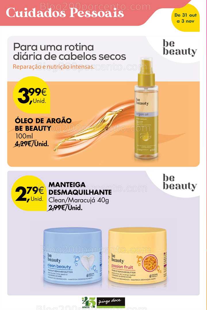 Antevisão Folheto PINGO DOCE Promoções só até 3 novembro