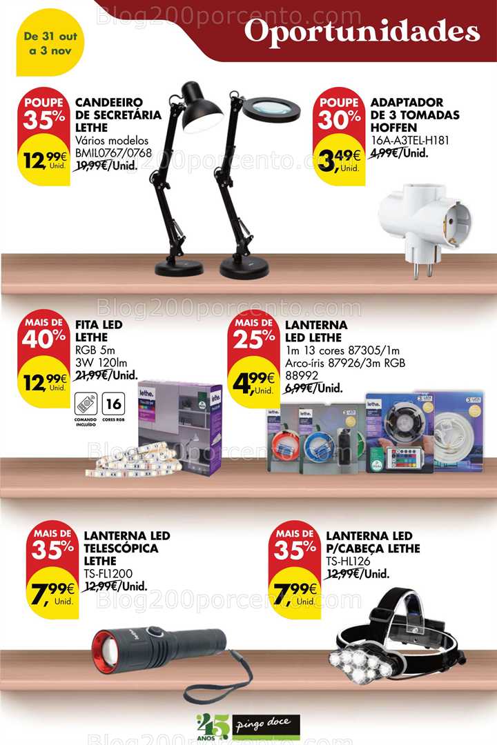 Antevisão Folheto PINGO DOCE Promoções só até 3 novembro