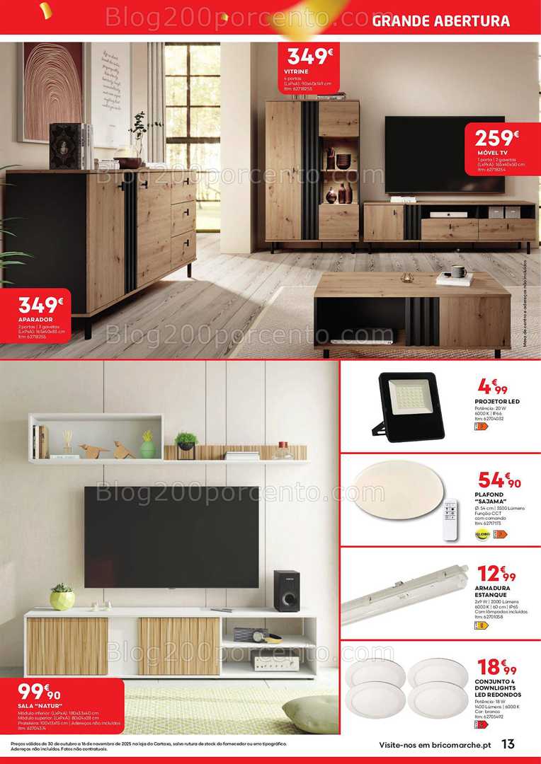 Antevisão Folheto BRICOMARCHÉ Cartaxo Promoções de 30 outubro a 16 novembro