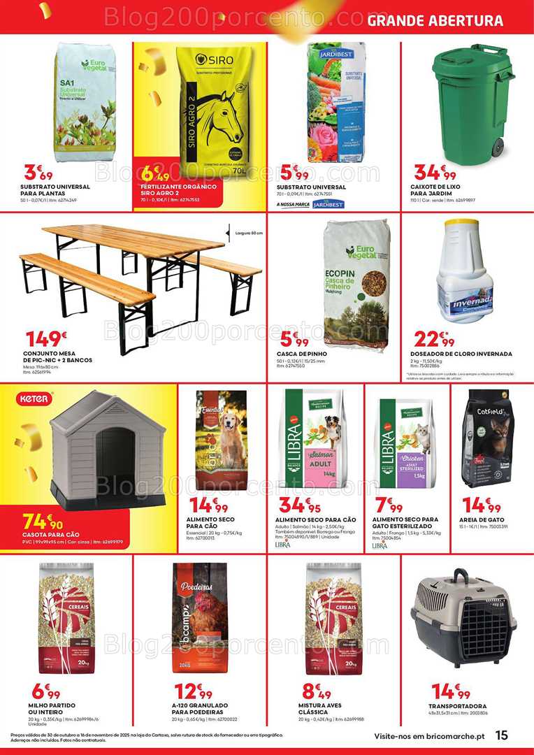 Antevisão Folheto BRICOMARCHÉ Cartaxo Promoções de 30 outubro a 16 novembro