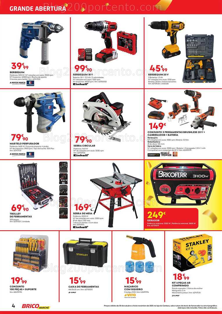 Antevisão Folheto BRICOMARCHÉ Cartaxo Promoções de 30 outubro a 16 novembro