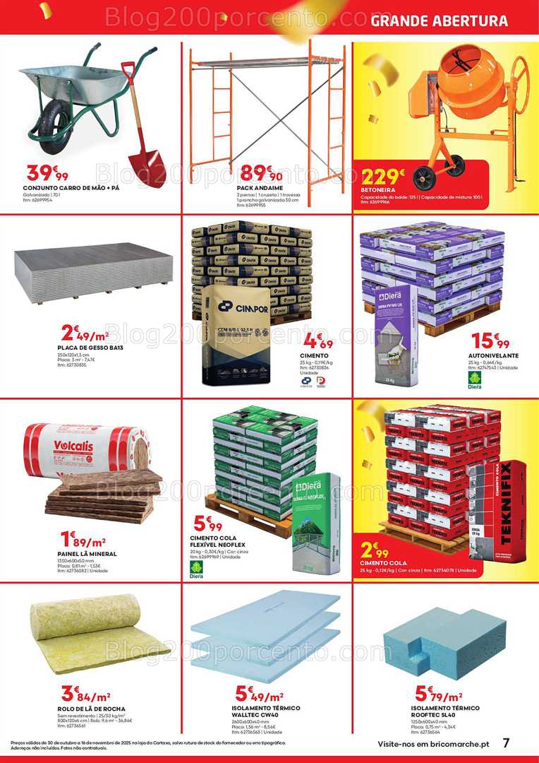 Antevisão Folheto BRICOMARCHÉ Cartaxo Promoções de 30 outubro a 16 novembro