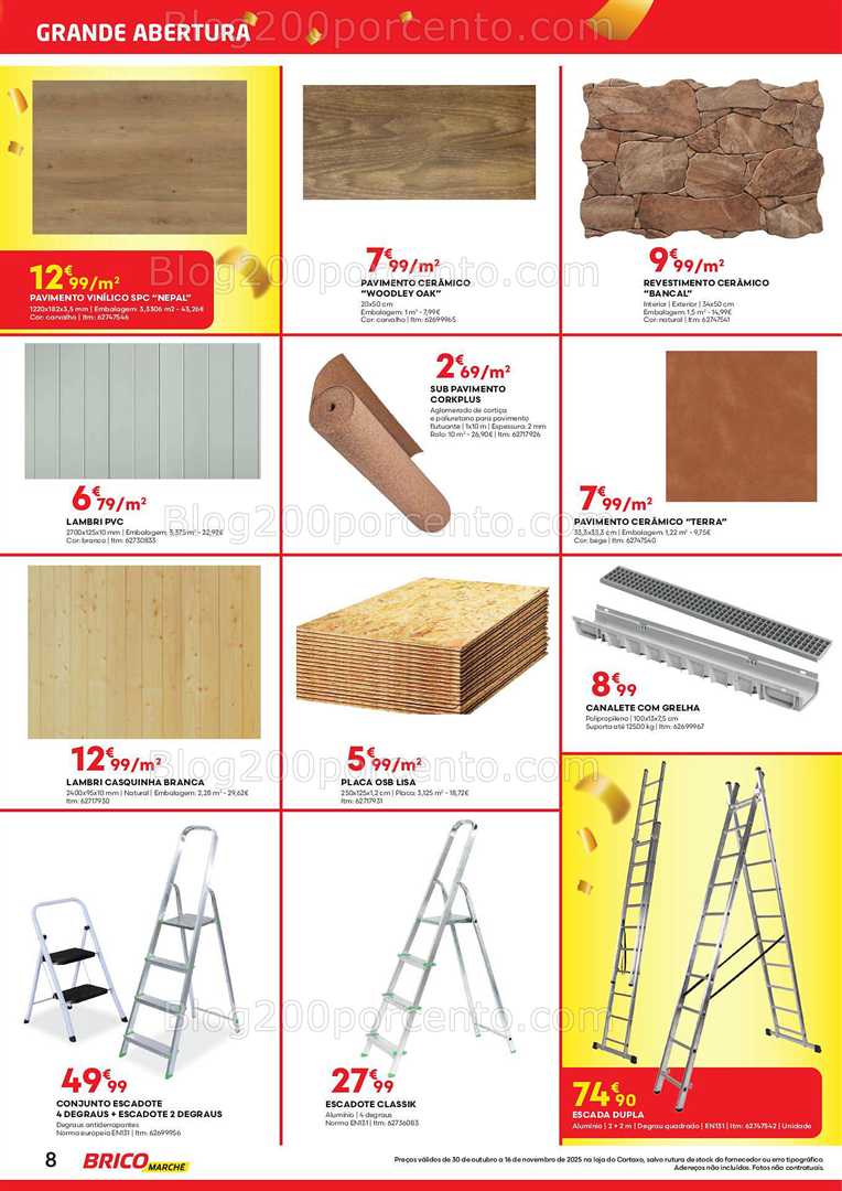 Antevisão Folheto BRICOMARCHÉ Cartaxo Promoções de 30 outubro a 16 novembro