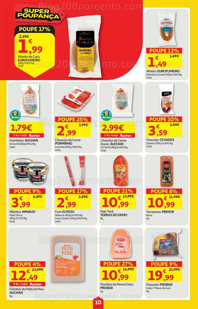 Antevisão Folheto AUCHAN Super Poupança Promoções de 30 outubro a 5 novembro