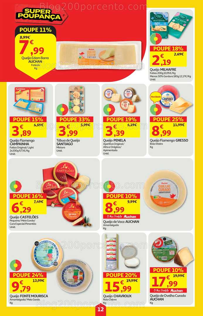 Antevisão Folheto AUCHAN Super Poupança Promoções de 30 outubro a 5 novembro