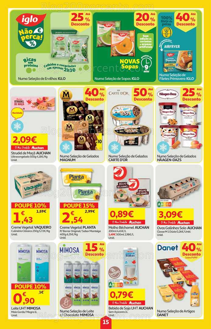 Antevisão Folheto AUCHAN Super Poupança Promoções de 30 outubro a 5 novembro