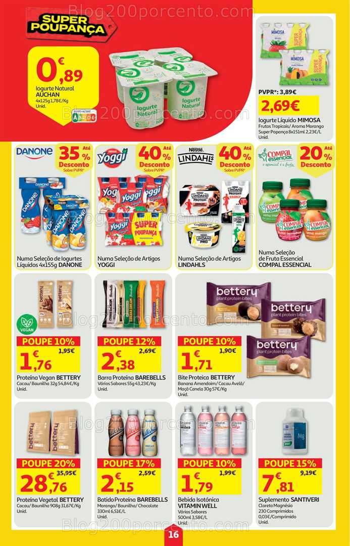 Antevisão Folheto AUCHAN Super Poupança Promoções de 30 outubro a 5 novembro
