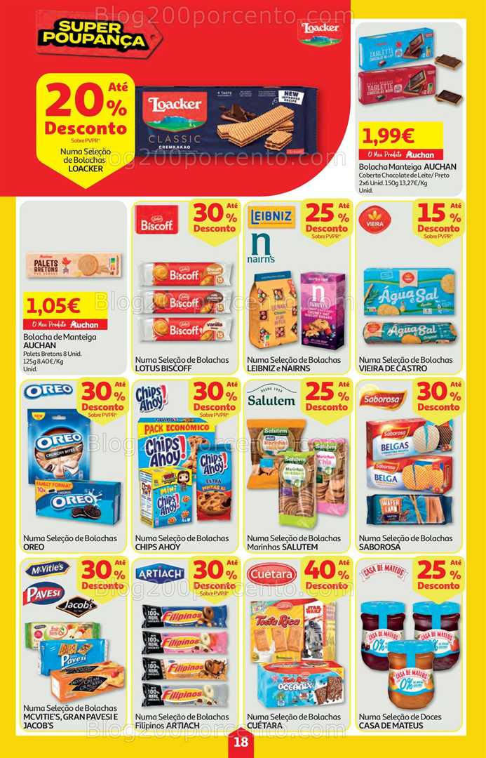 Antevisão Folheto AUCHAN Super Poupança Promoções de 30 outubro a 5 novembro