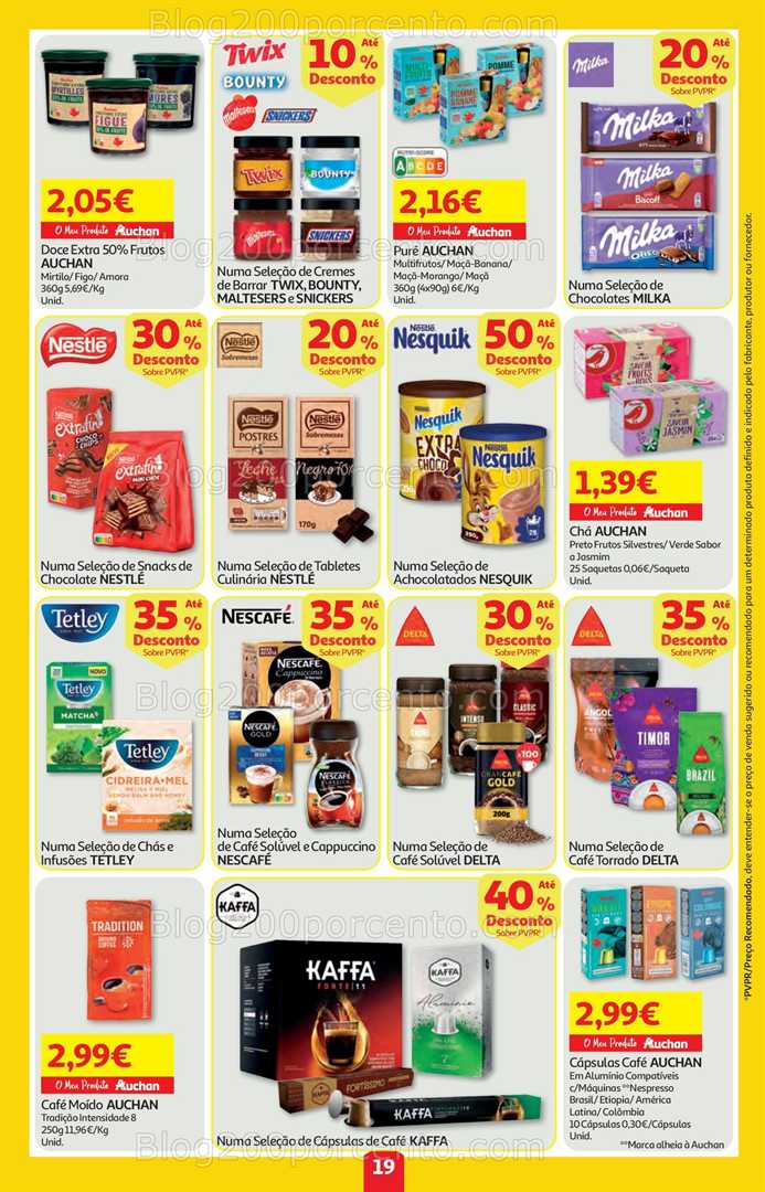Antevisão Folheto AUCHAN Super Poupança Promoções de 30 outubro a 5 novembro