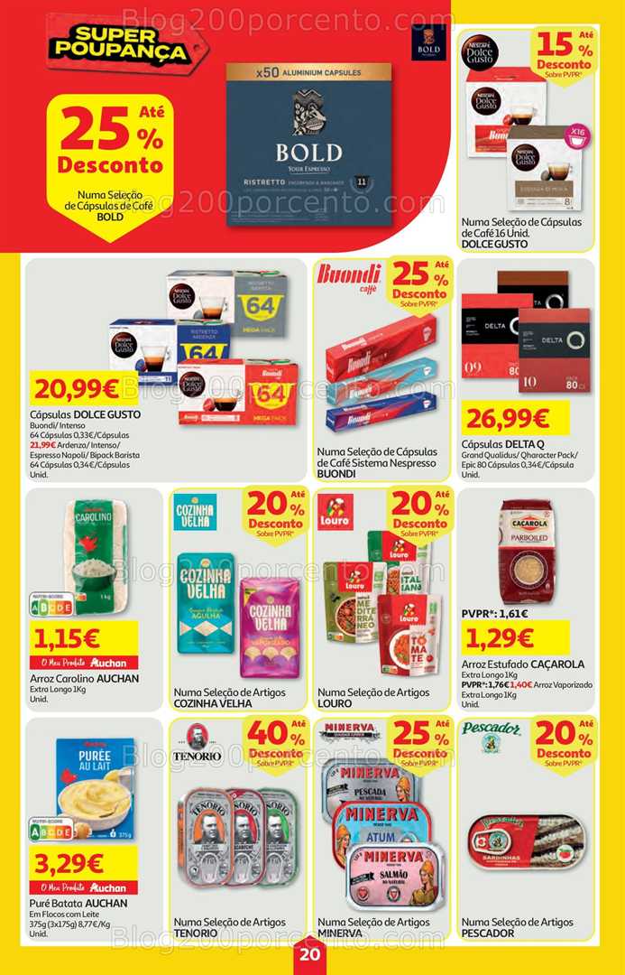Antevisão Folheto AUCHAN Super Poupança Promoções de 30 outubro a 5 novembro
