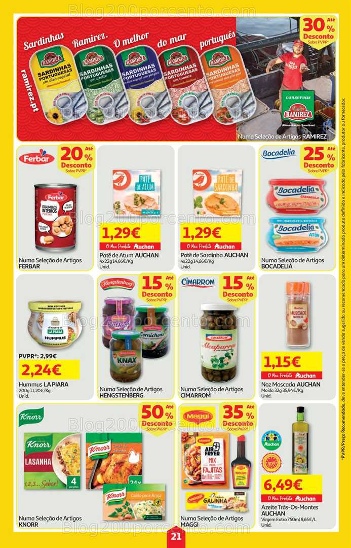Antevisão Folheto AUCHAN Super Poupança Promoções de 30 outubro a 5 novembro