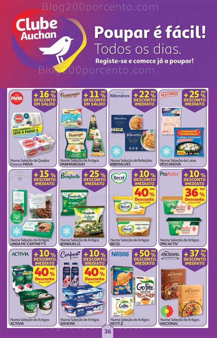Antevisão Folheto AUCHAN Super Poupança Promoções de 30 outubro a 5 novembro