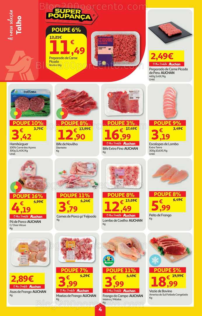 Antevisão Folheto AUCHAN Super Poupança Promoções de 30 outubro a 5 novembro