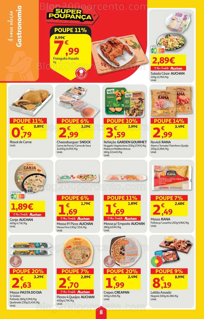 Antevisão Folheto AUCHAN Super Poupança Promoções de 30 outubro a 5 novembro
