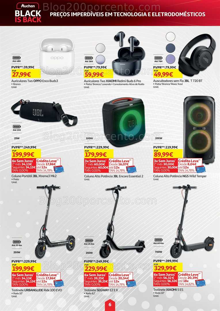 Antevisão Folheto AUCHAN Black Friday Promoções de 1 a 13 novembro