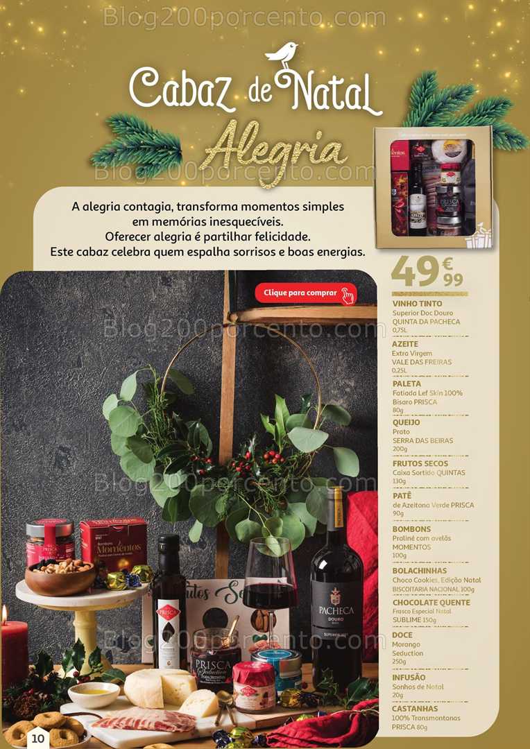 Antevisão Folheto AUCHAN Cabazes de Natal Promoções de 1 novembro a 31 dezembro