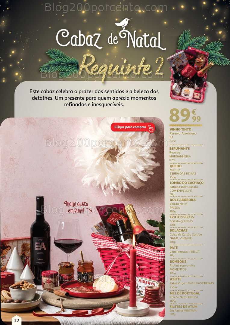 Antevisão Folheto AUCHAN Cabazes de Natal Promoções de 1 novembro a 31 dezembro