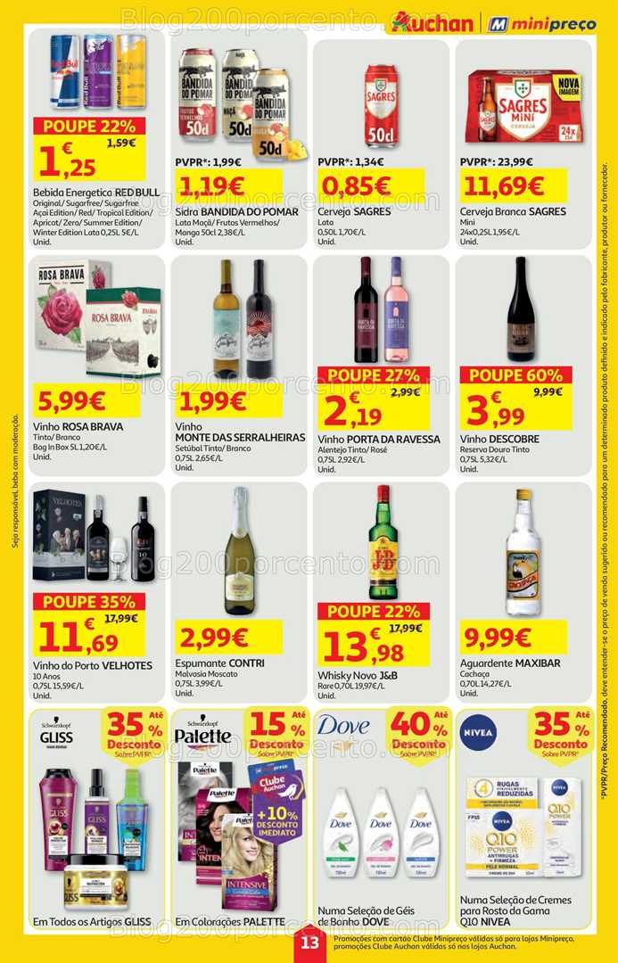 Antevisão Folheto AUCHAN - MINIPREÇO Promoções de 30 outubro a 5 novembro