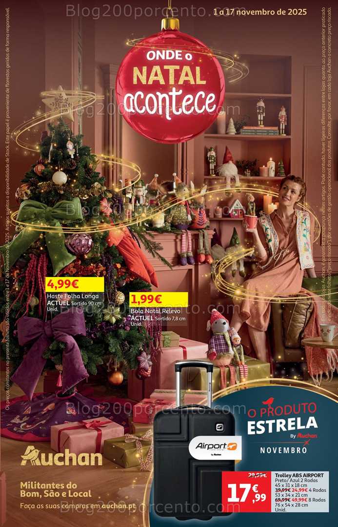 Antevisão Folheto AUCHAN Promoções de 1 a 17 novembro