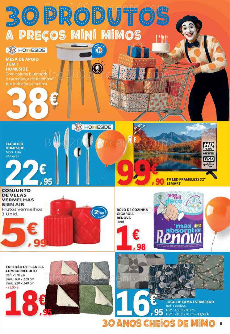 Antevisão Folheto E-LECLERC Bazar Promoções de 30 outubro a 5 novembro