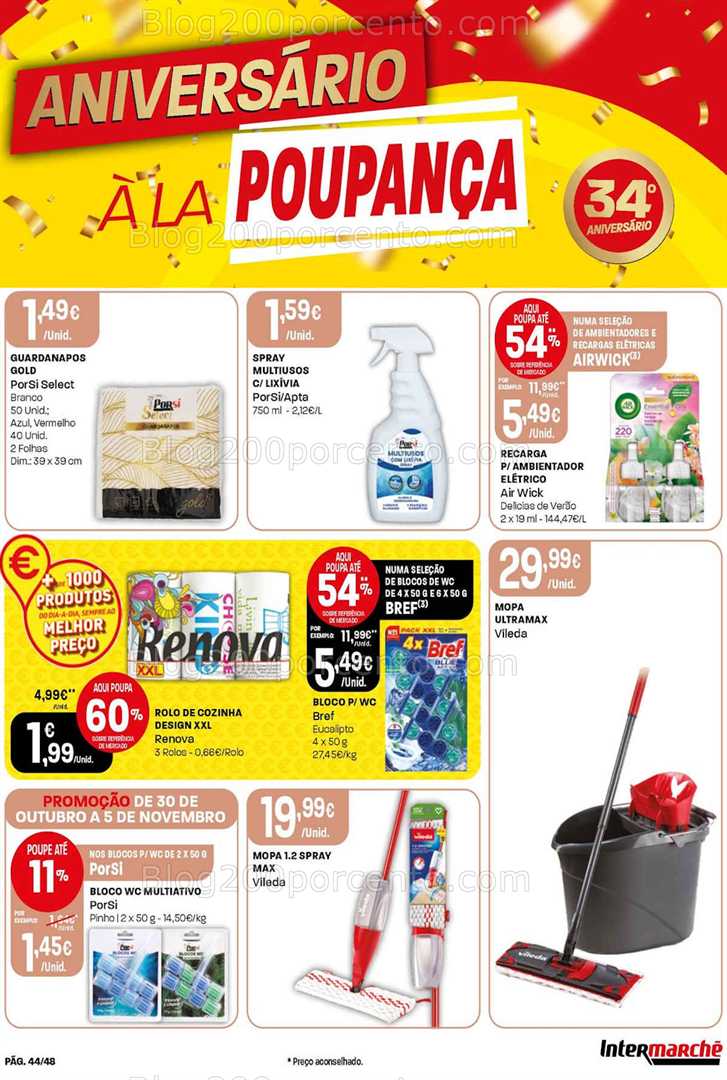 Antevisão Folheto INTERMARCHÉ Bazar Promoções de 30 outubro a 5 novembro