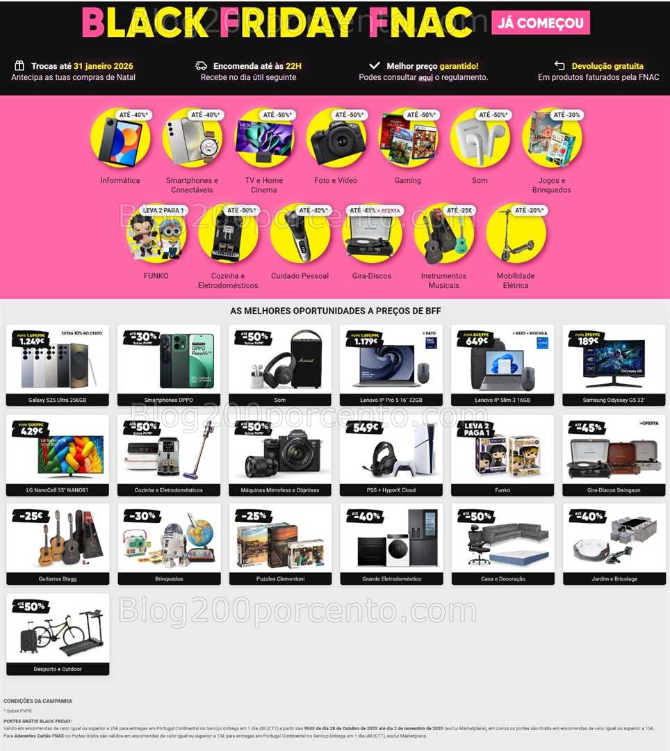 BLACK FRIDAY - Já começaram as promoções na Fnac !