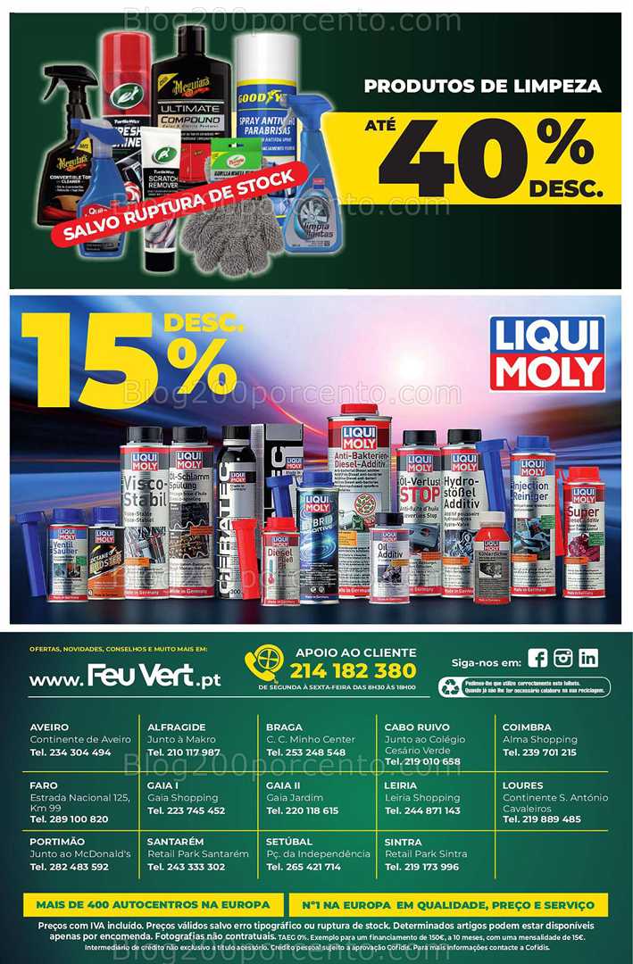 Antevisão Folheto FEU VERT Promoções de 30 outubro a 12 novembro