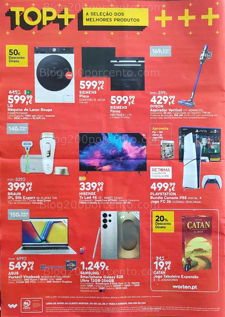 Antevisão Folheto WORTEN Halloweek Promoções de 28 outubro a 3 novembro