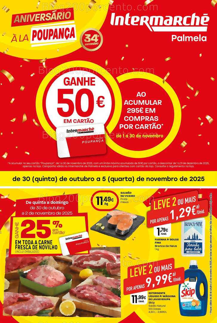Antevisão Folheto INTERMARCHÉ Palmela Promoções de 30 outubro a 5 novembro