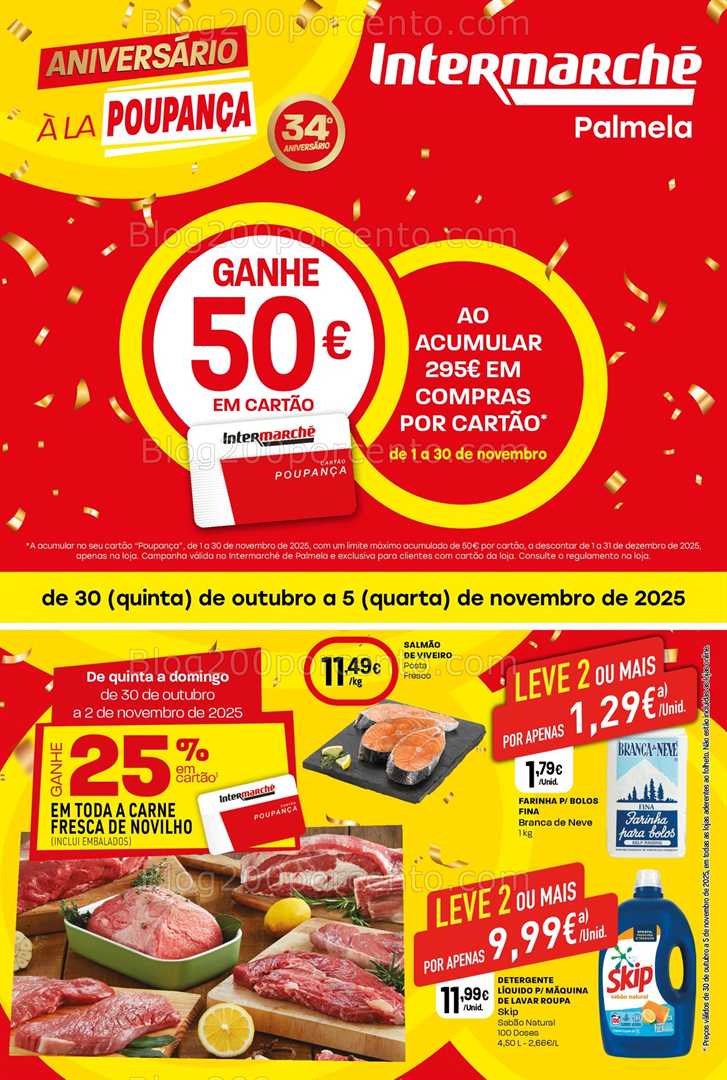 Antevisão Folheto INTERMARCHÉ Palmela Promoções de 30 outubro a 5 novembro