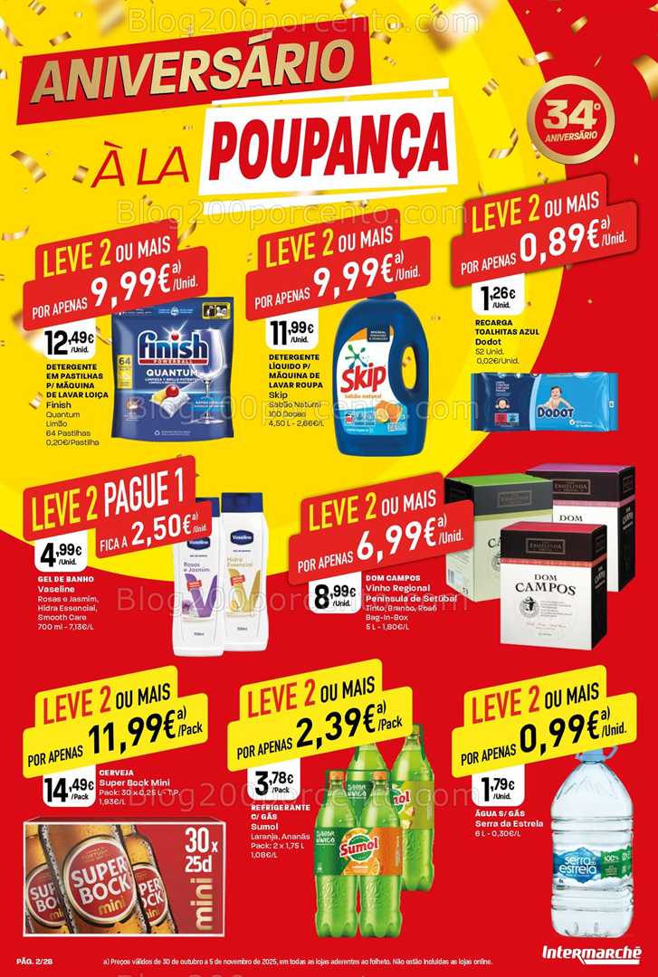 Antevisão Folheto INTERMARCHÉ Contact Promoções de 30 outubro a 5 novembro