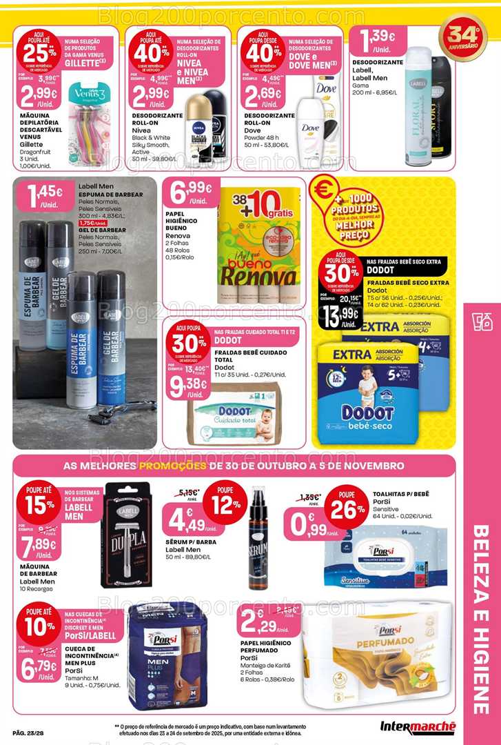 Antevisão Folheto INTERMARCHÉ Contact Promoções de 30 outubro a 5 novembro