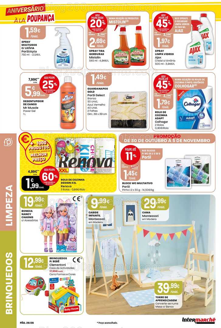 Antevisão Folheto INTERMARCHÉ Contact Promoções de 30 outubro a 5 novembro