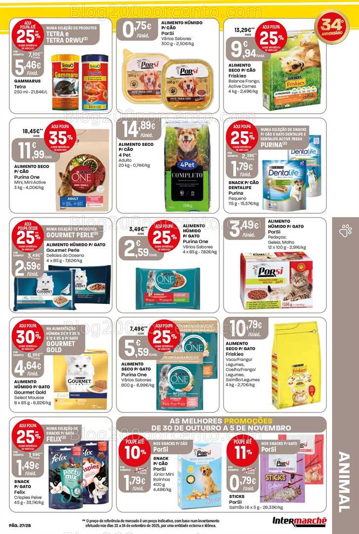 Antevisão Folheto INTERMARCHÉ Contact Promoções de 30 outubro a 5 novembro