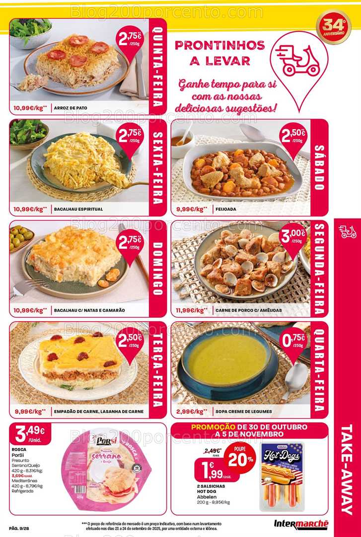 Antevisão Folheto INTERMARCHÉ Contact Promoções de 30 outubro a 5 novembro