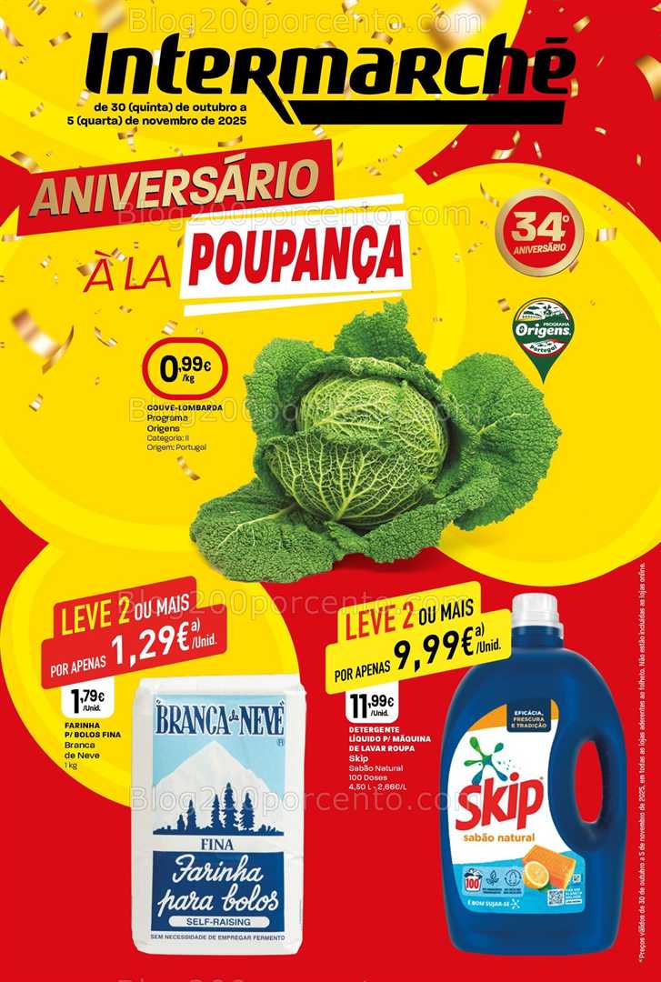 Antevisão Folheto INTERMARCHÉ Mini Promoções de 30 outubro a 5 novembro