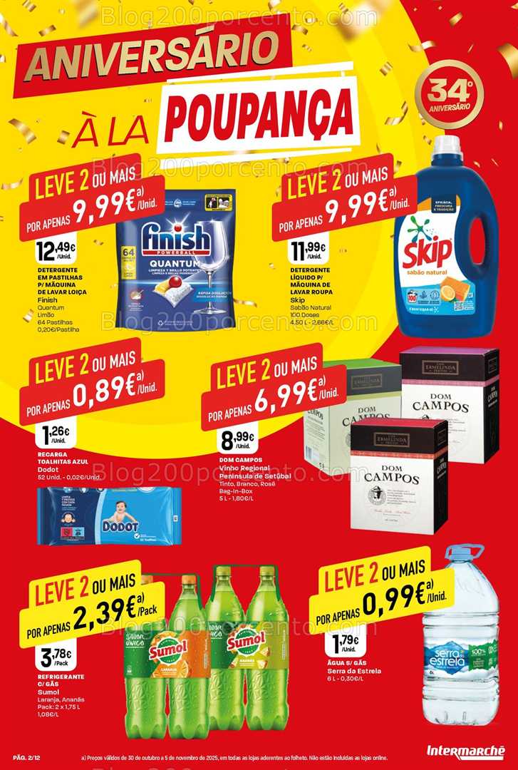 Antevisão Folheto INTERMARCHÉ Mini Promoções de 30 outubro a 5 novembro