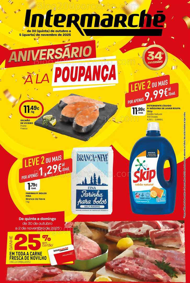 Antevisão Folheto INTERMARCHÉ Super Promoções de 30 outubro a 5 novembro
