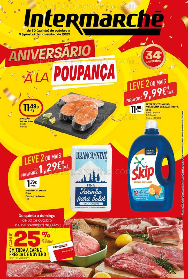 Antevisão Folheto INTERMARCHÉ Super Promoções de 30 outubro a 5 novembro