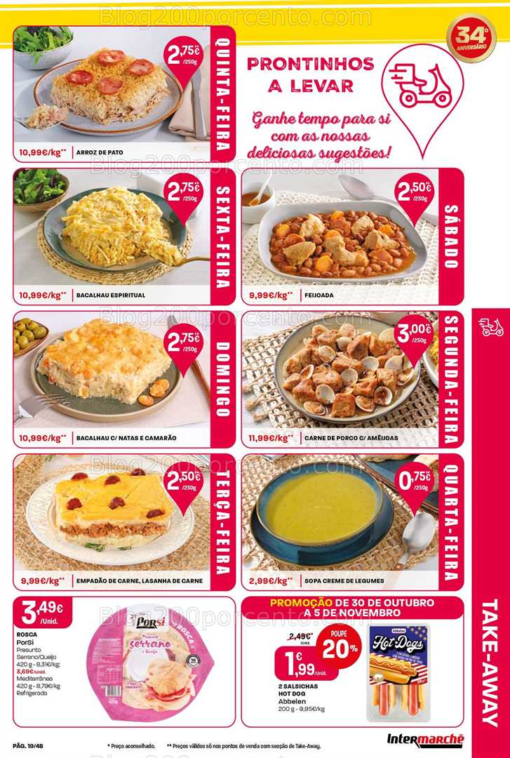 Antevisão Folheto INTERMARCHÉ Super Promoções de 30 outubro a 5 novembro