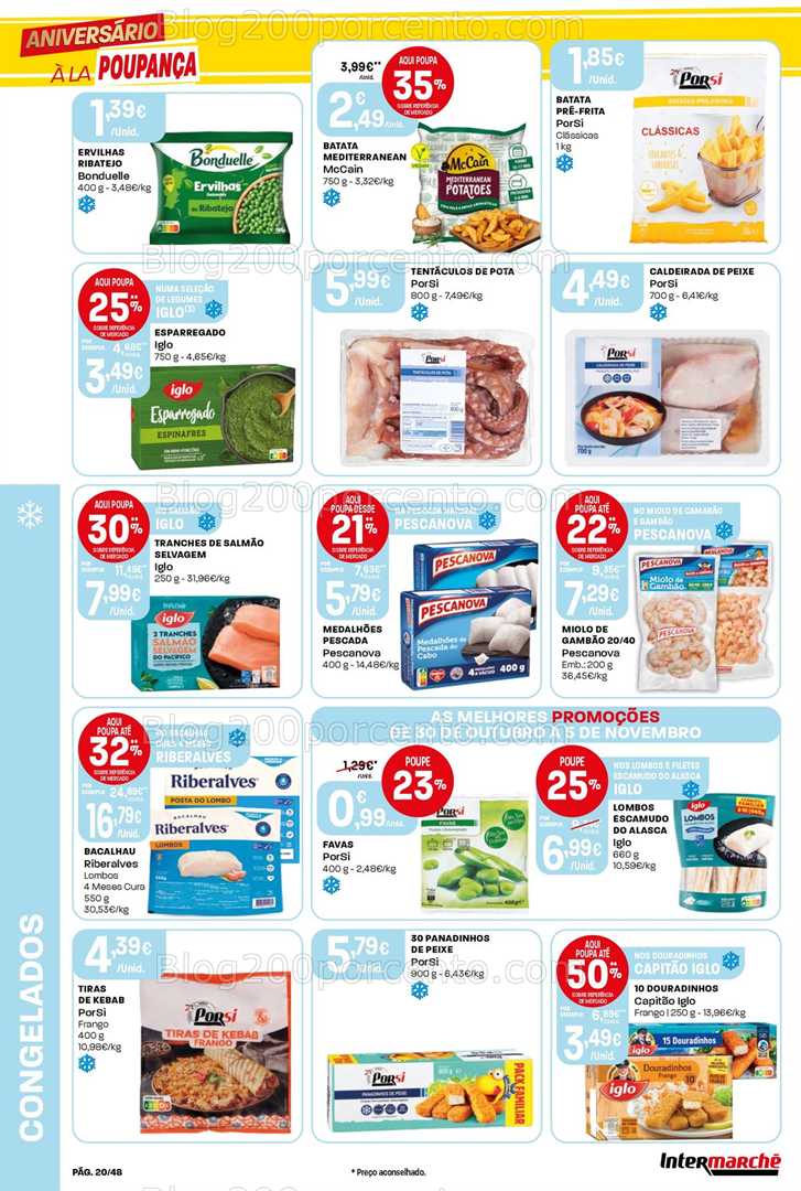 Antevisão Folheto INTERMARCHÉ Super Promoções de 30 outubro a 5 novembro