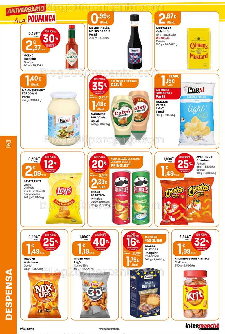 Antevisão Folheto INTERMARCHÉ Super Promoções de 30 outubro a 5 novembro
