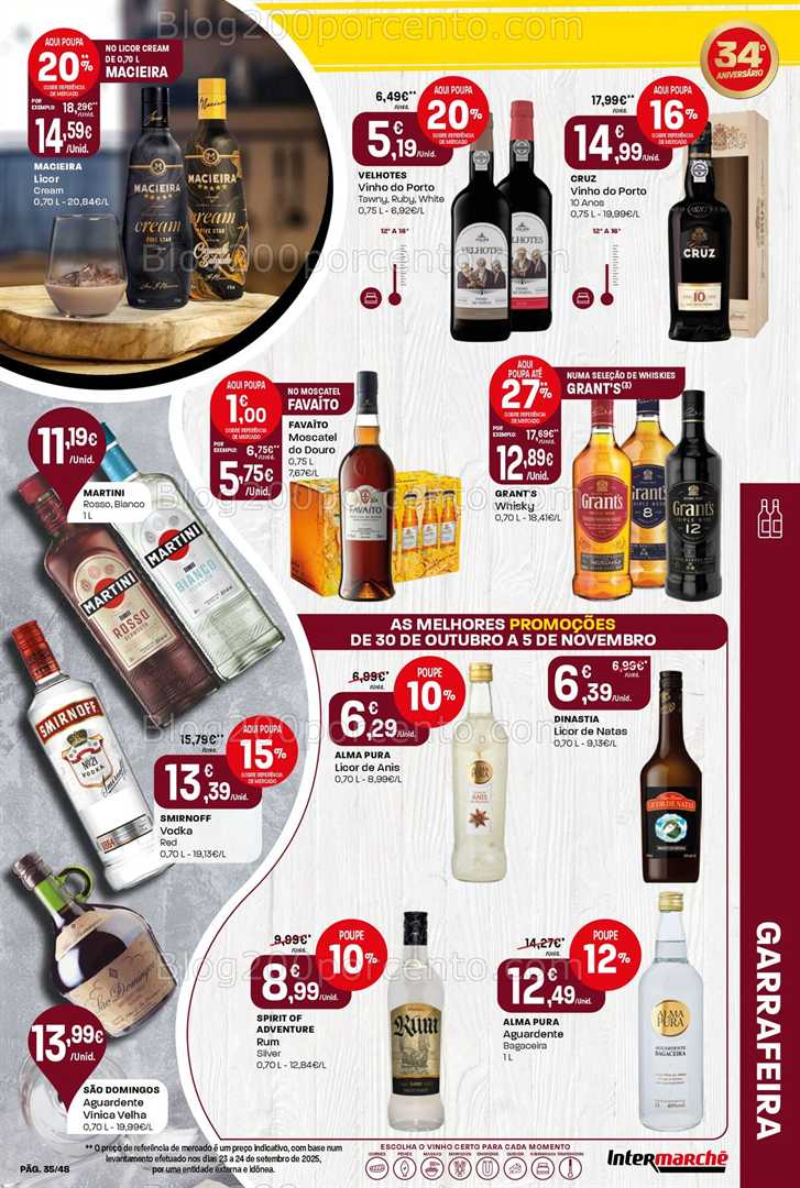 Antevisão Folheto INTERMARCHÉ Super Promoções de 30 outubro a 5 novembro