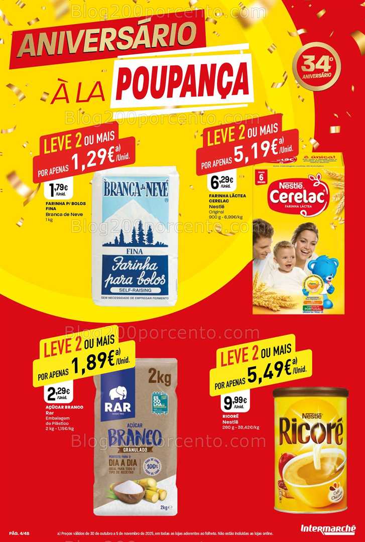 Antevisão Folheto INTERMARCHÉ Super Promoções de 30 outubro a 5 novembro