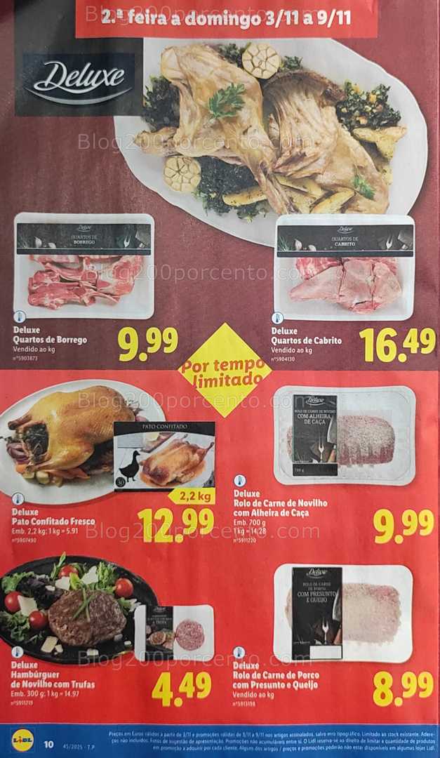 Antevisão Folheto LIDL Promoções de 3 a 9 novembro