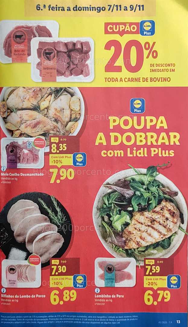 Antevisão Folheto LIDL Promoções de 3 a 9 novembro