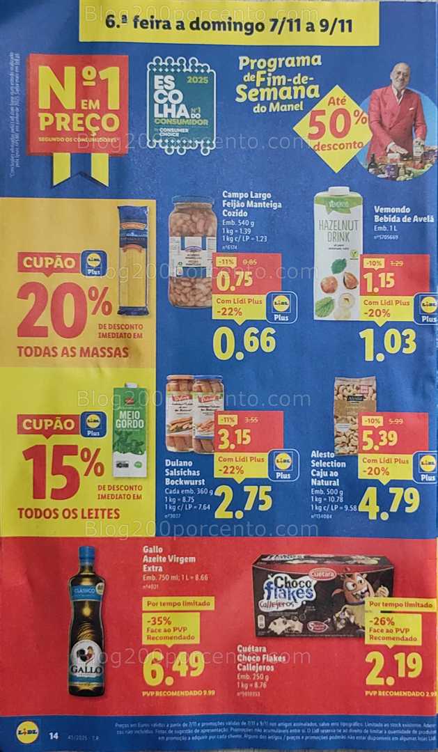 Antevisão Folheto LIDL Promoções de 3 a 9 novembro