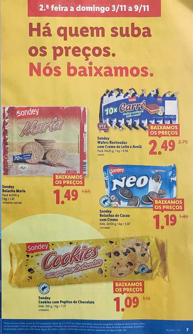 Antevisão Folheto LIDL Promoções de 3 a 9 novembro